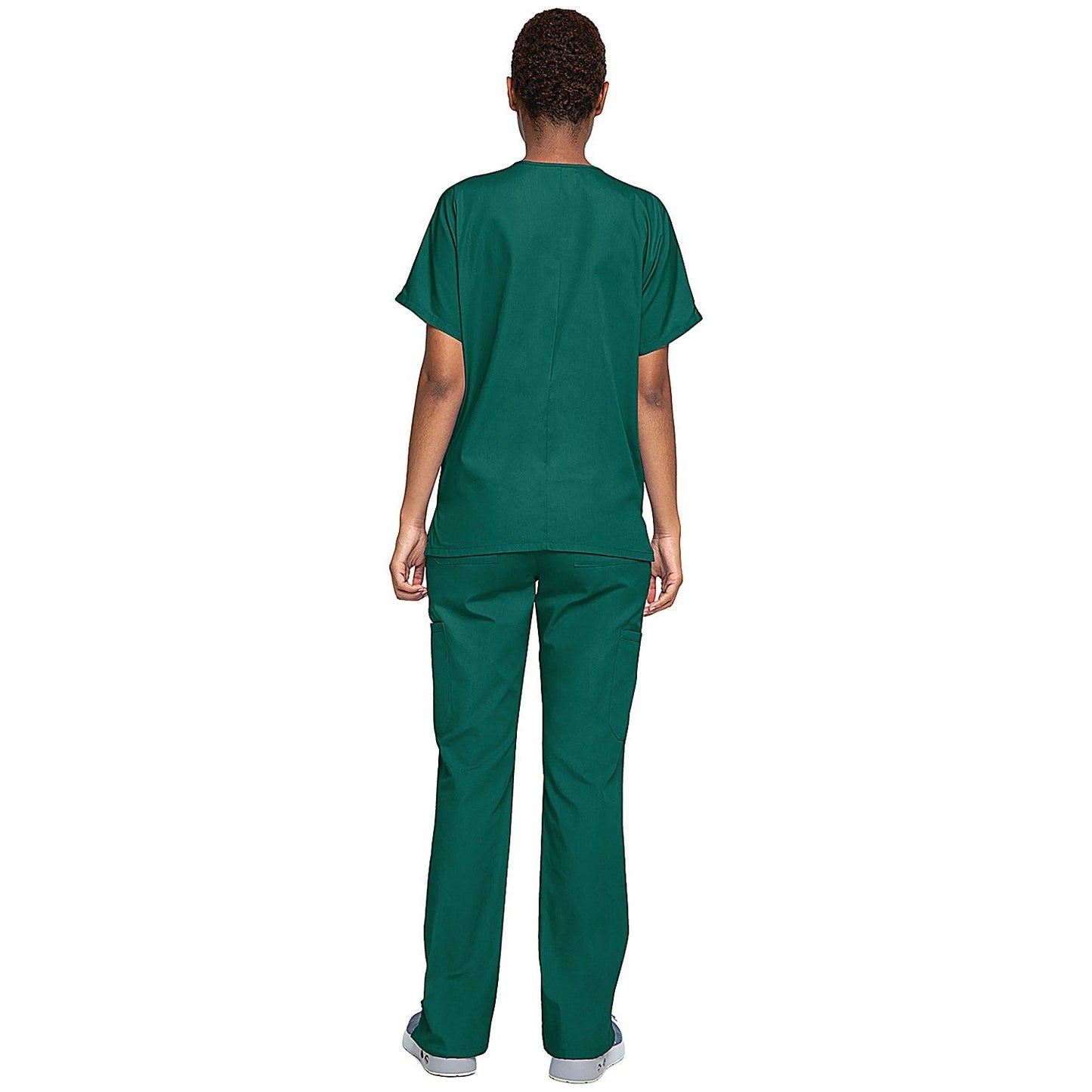 Cherokee Unisex Scrub Top, Hunter Green, Large