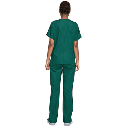 Cherokee Unisex Scrub Top, Hunter Green, Large