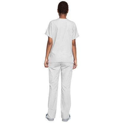 Cherokee 4700 Unisex Scrub Top, White, Large