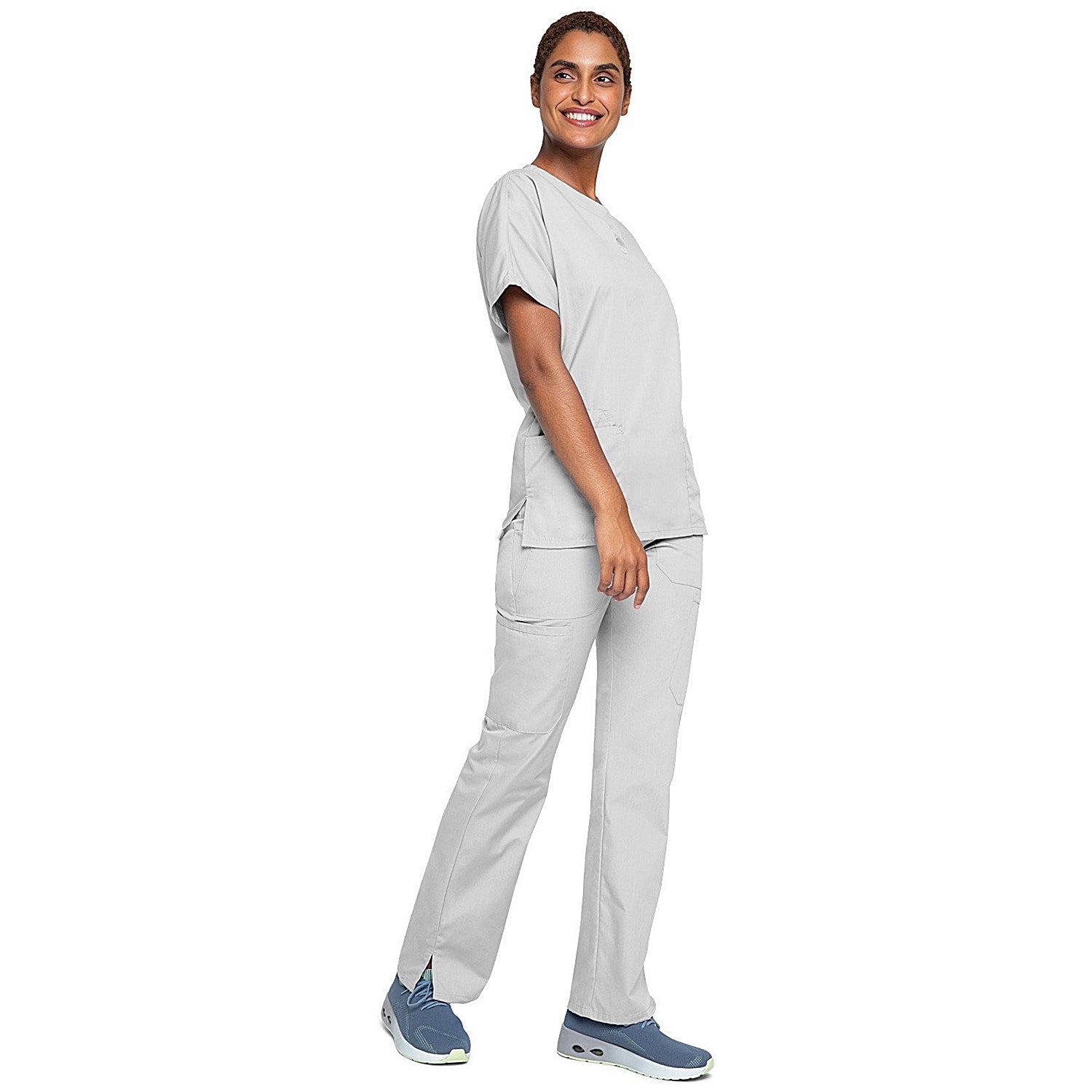Cherokee 4700 Unisex Scrub Top, White, Large Easy2Order : WIS25057