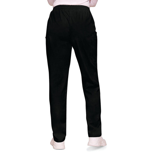 Cherokee CH4200 Elasticated Scrub Trousers, Black, Size 2XL