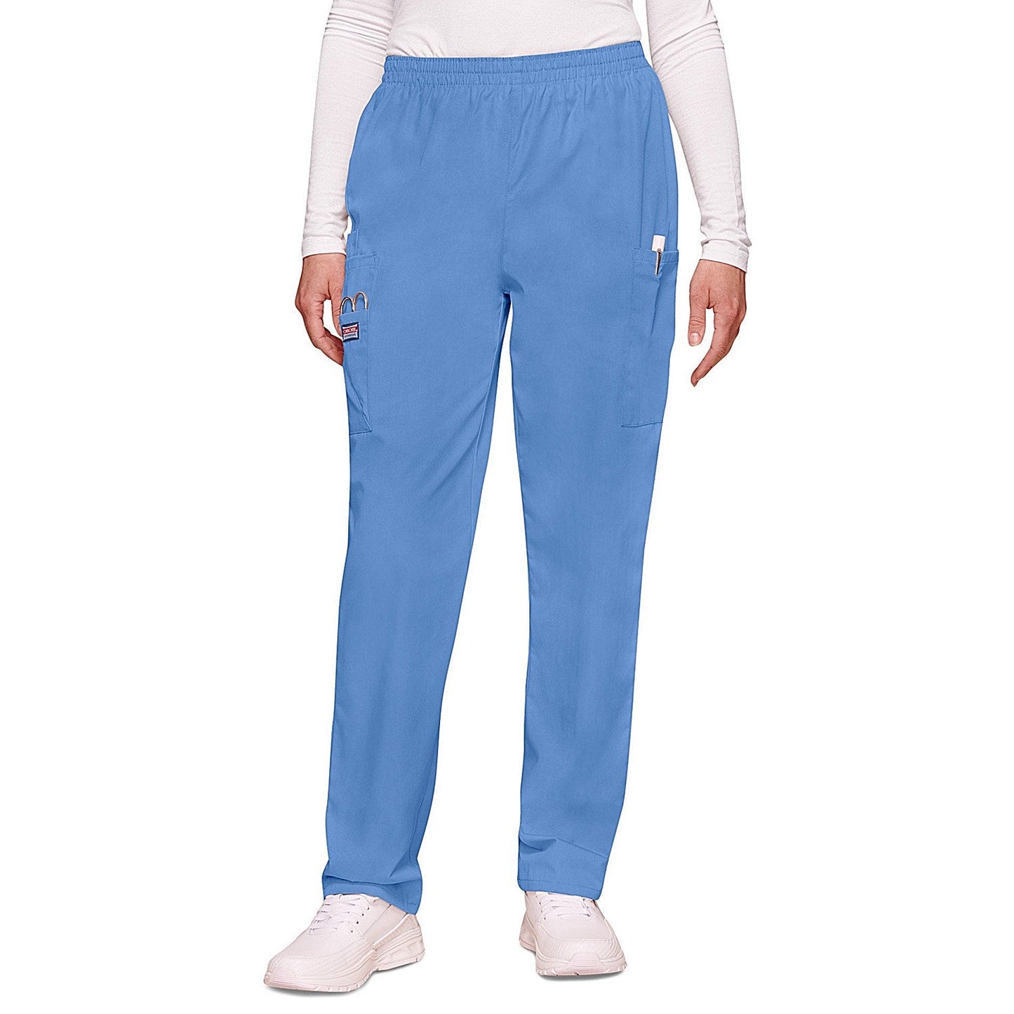 Cherokee CH4200 Elasticated Scrub Trousers, Ceil, Size XS