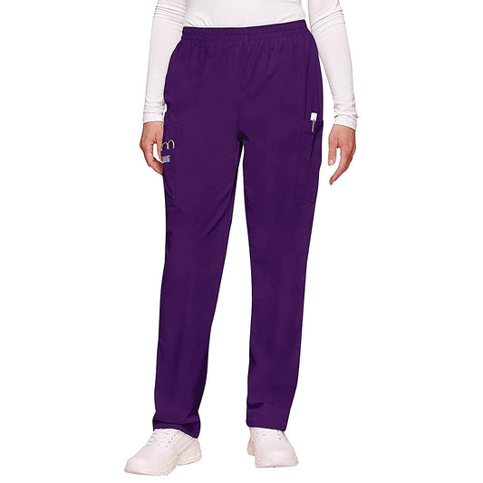 Cherokee CH4200 Elasticated Scrub Trousers, Eggplant, Size XS