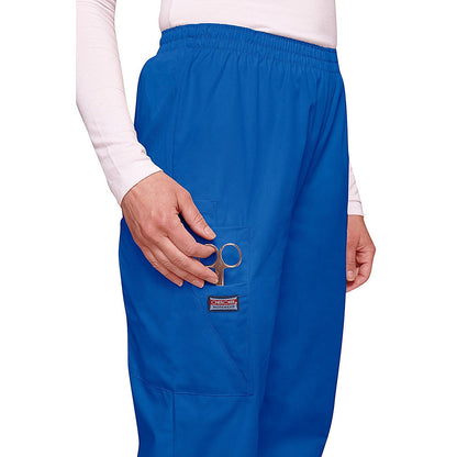 Cherokee CH4200 Elasticated Scrub Trousers, Royal Blue, Size Small