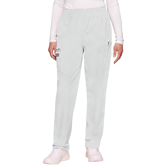 Cherokee CH4200 Elasticated Scrub Trousers, White, Size Large