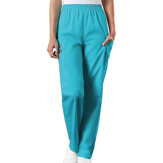 Cherokee CH4200 Elasticated Scrub Trousers, Turquoise, Size Small Easy2Order : WIS25187