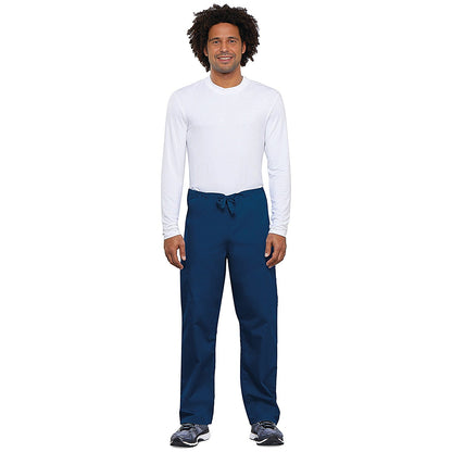 Cherokee Unisex Drawstring Scrub Trousers, Navy, Small