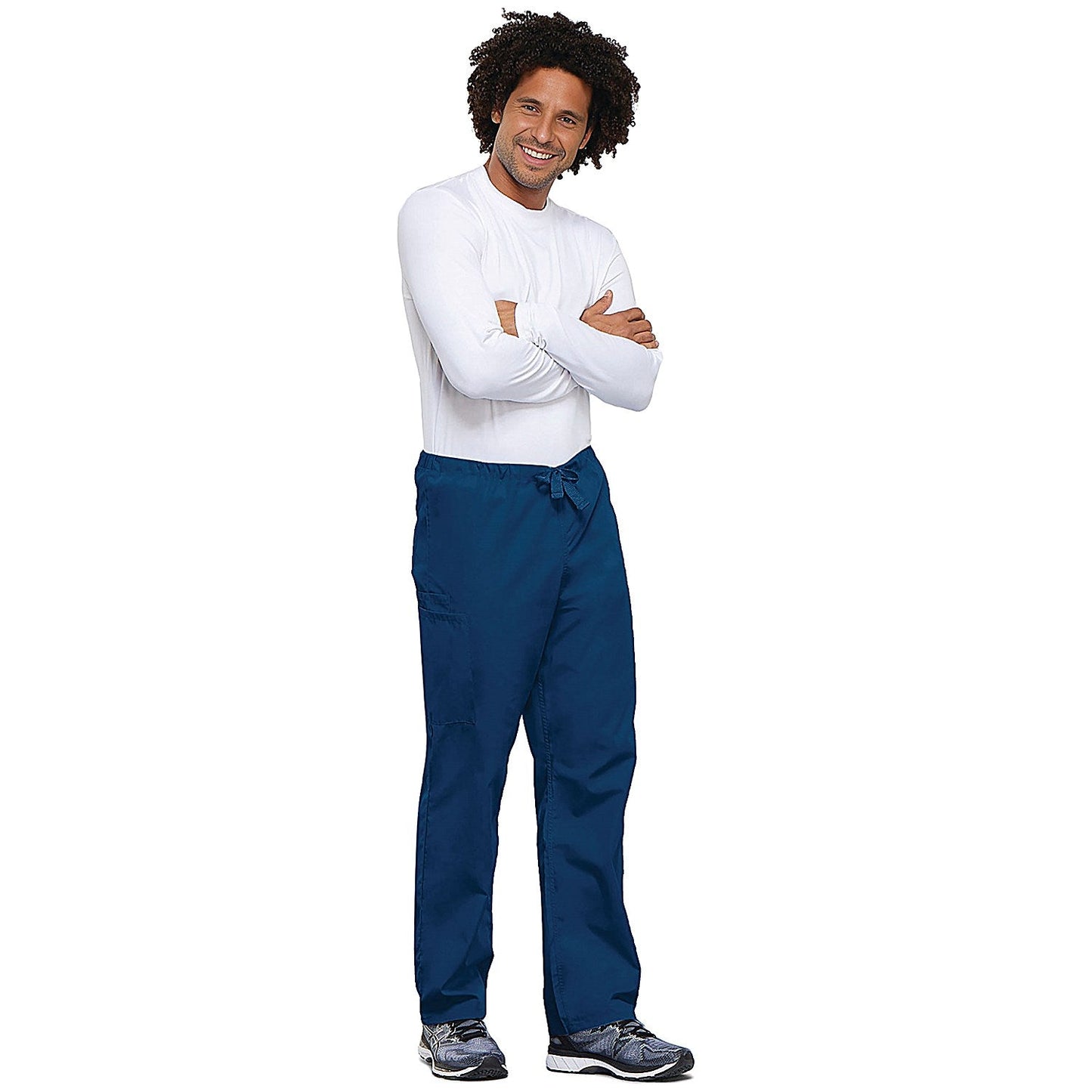 Cherokee Unisex Drawstring Scrub Trousers, Navy, XL Easy2Order : WIS25228