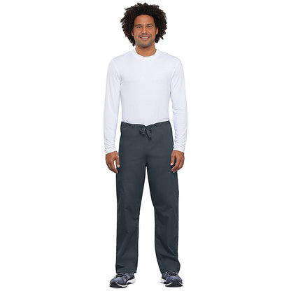Cherokee Unisex Drawstring Scrub Trousers, Pewter, XS