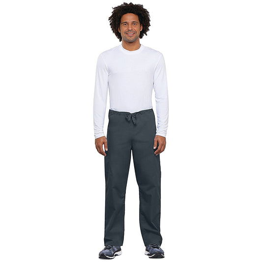 Cherokee Unisex Drawstring Scrub Trousers, Pewter, XS