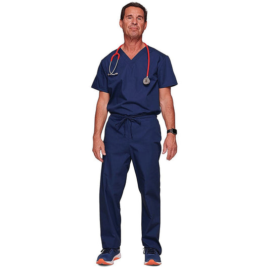 Cherokee WW530C Unisex Scrub Set Top and Trousers, Navy, Size XS Easy2Order : WIS25317
