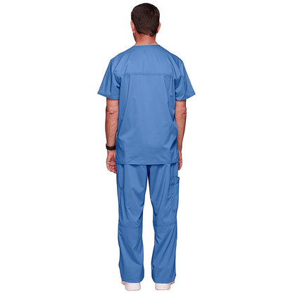 Cherokee Revolution WW670 V Neck Scrub Top, Ceil, Size XL
