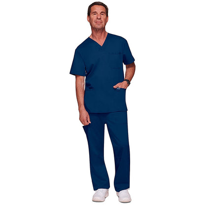 Cherokee Revolution WW670 V Neck Scrub Top, Navy, Size Small