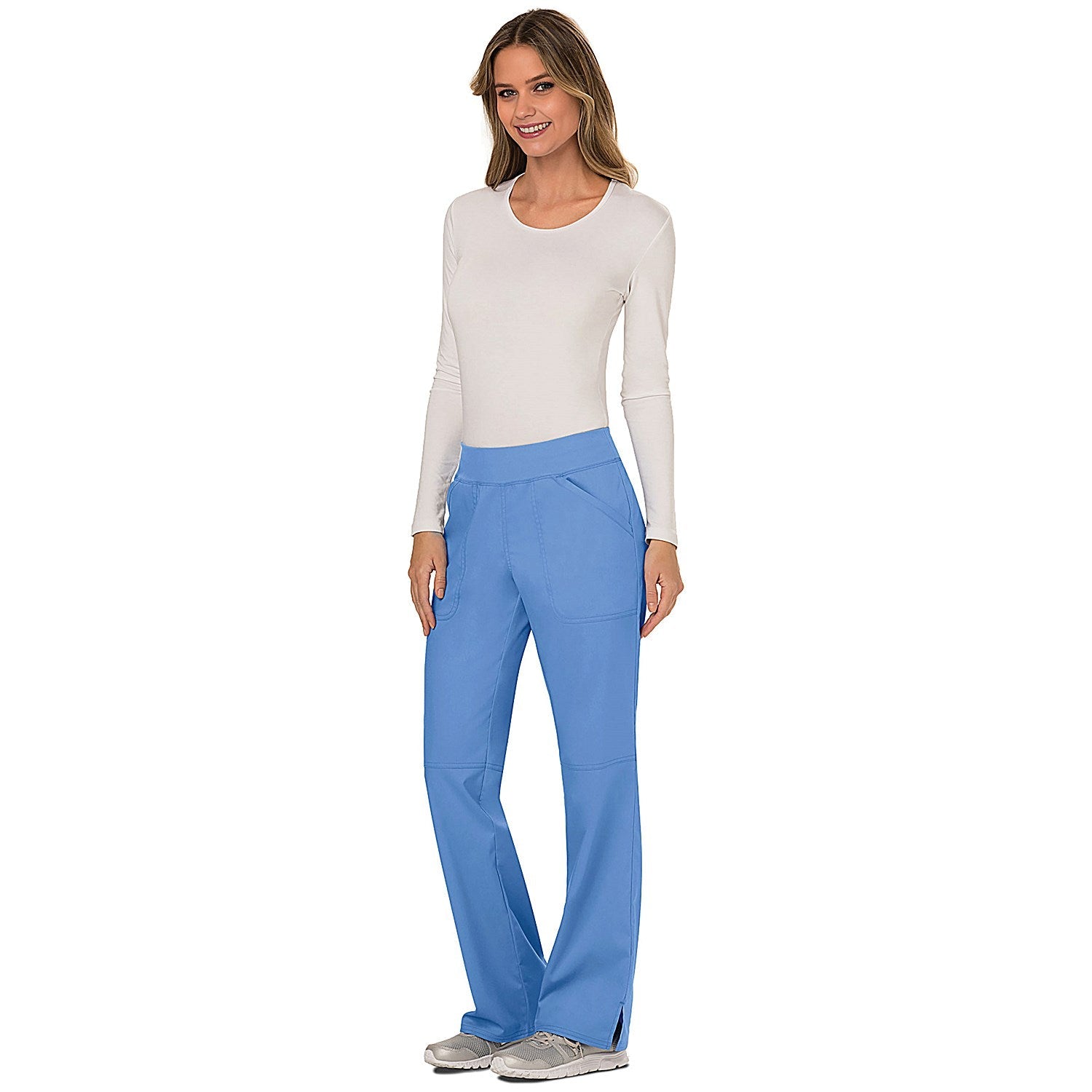 Cherokee Revolution Female Cargo Trousers, Ceil Blue, Small Easy2Order : WIS25523