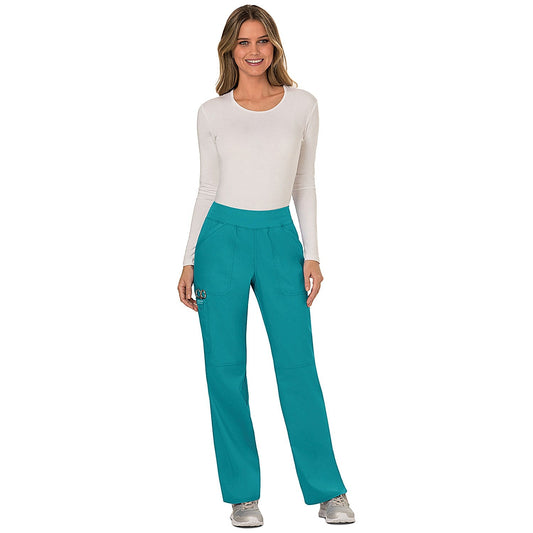 Cherokee Revolution Female Cargo Trousers, Teal Blue, Large