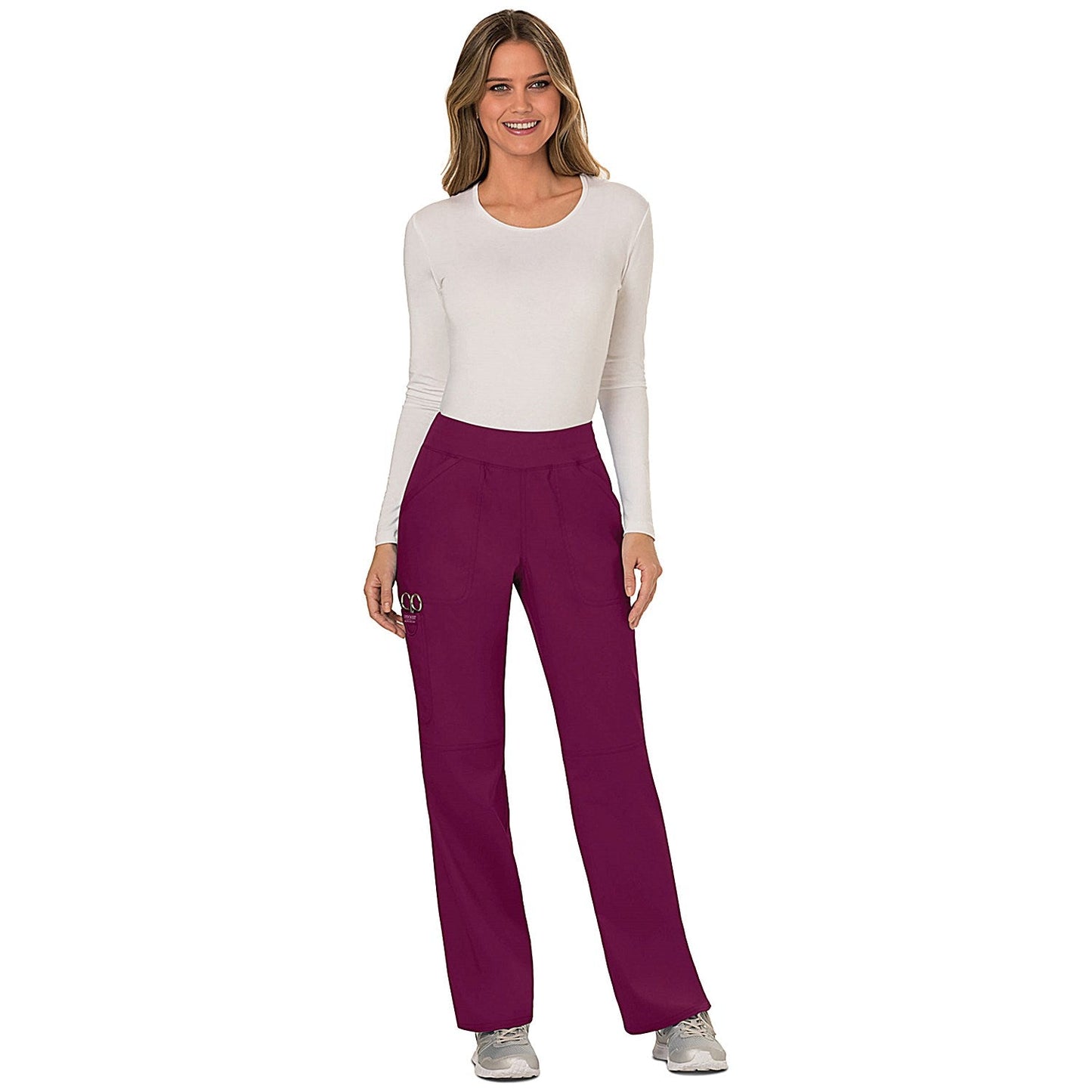 Cherokee Revolution Female Cargo Trousers, Wine, Large
