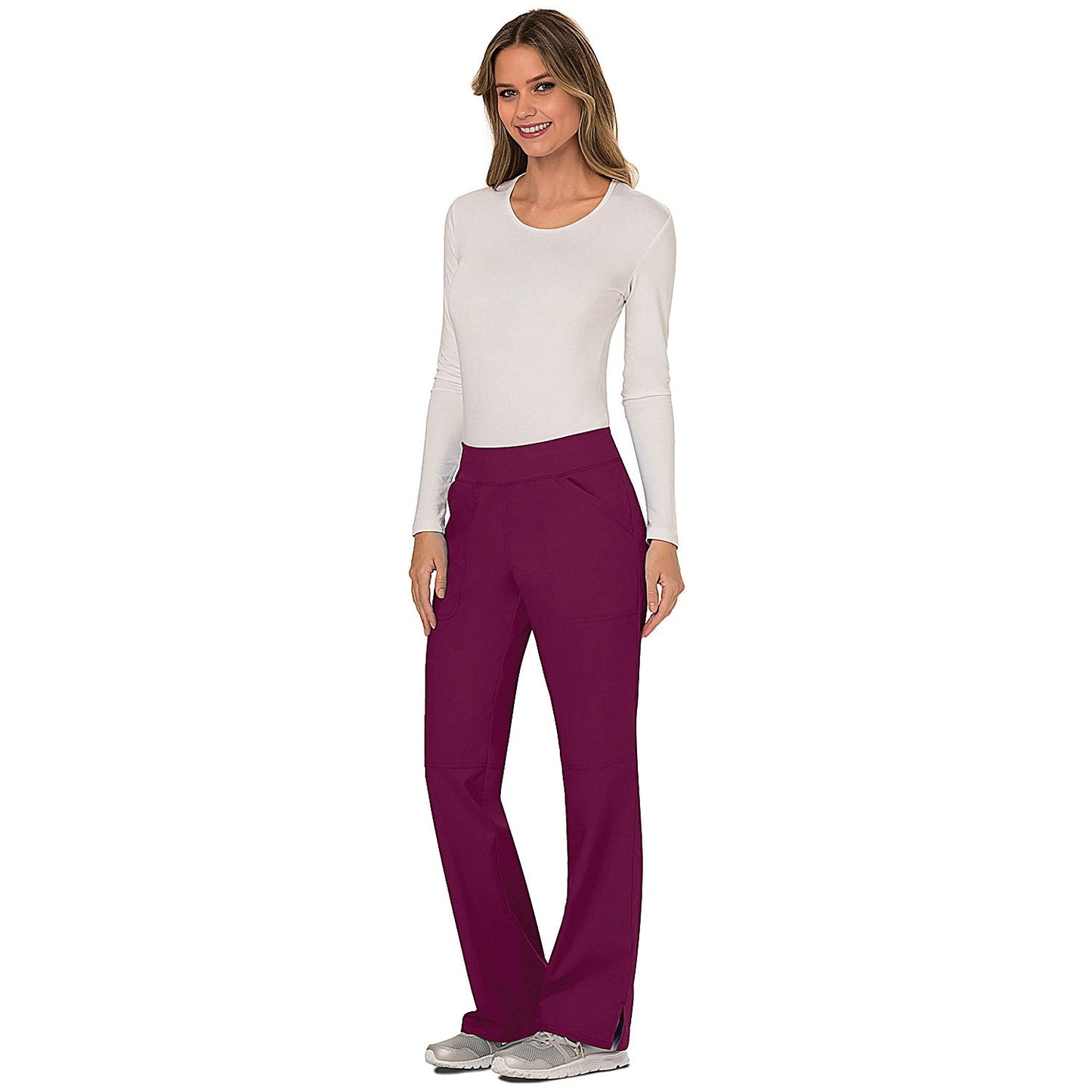 Cherokee Revolution Female Cargo Trousers, Wine, Large
