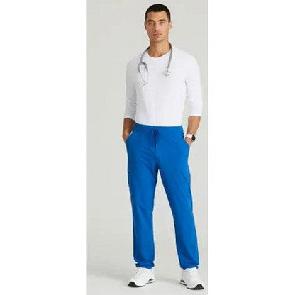 Skechers Slip-ins Rebound Knit Scrub Trousers, Royal Blue, XS, Short Leg