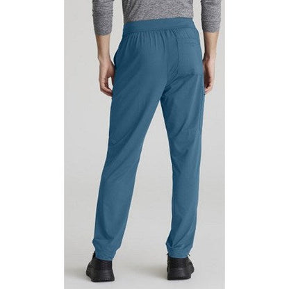 Skechers Slip-ins Rebound Knit Scrub Trousers, Bahama Blue, Large, Short Leg