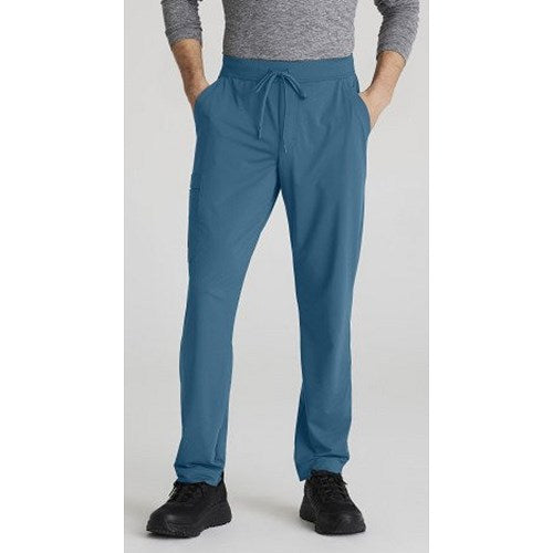 Skechers Slip-ins Rebound Knit Scrub Trousers, Bahama Blue, Large, Short Leg Easy2Order : WIS27851