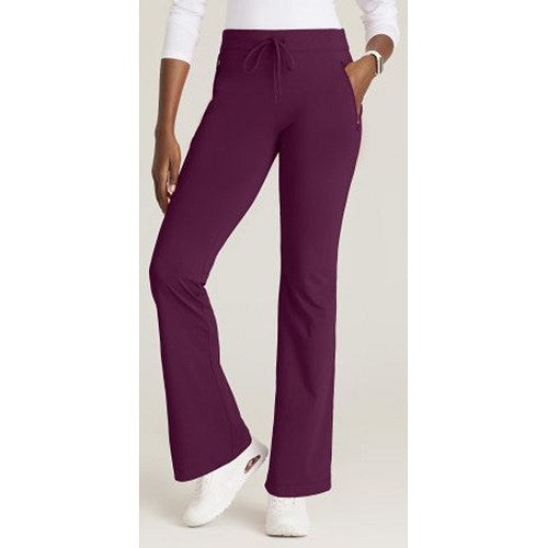 Skechers Slip-ins Rebound Knit Scrub Trousers, Wine Red, 5XL, Regular Leg