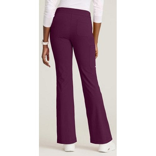 Skechers Slip-ins Rebound Knit Scrub Trousers, Wine Red, 5XL, Regular Leg