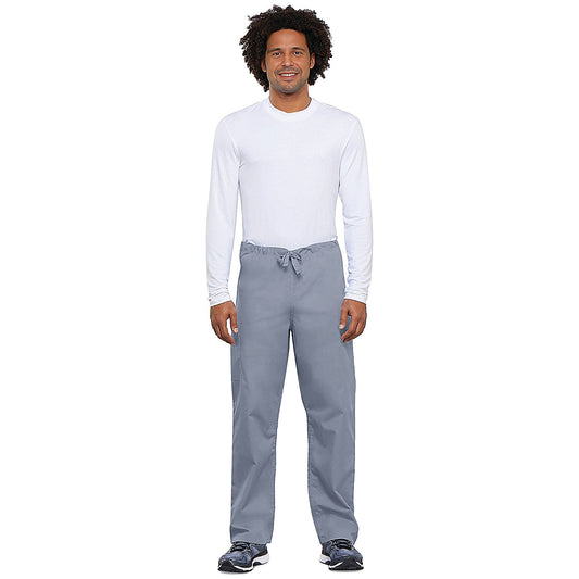 Cherokee Unisex Drawstring Scrub Trousers, Pale Grey, 3XL