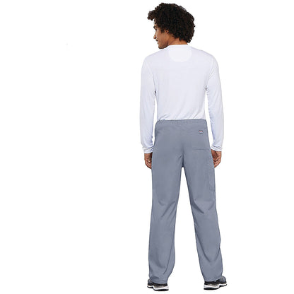 Cherokee Unisex Drawstring Scrub Trousers, Pale Grey, 3XL