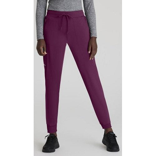 Skechers Slip-ins Pace Knit Scrub Joggers, Wine Red, 2XL, Regular Leg