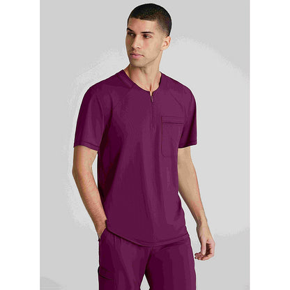 Skechers Slip-ins Flex Knit Scrub Top, Wine Red, XL
