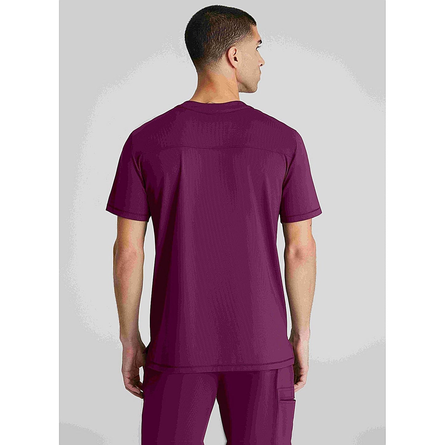 Skechers Slip-ins Flex Knit Scrub Top, Wine Red, XL Easy2Order : WIS28115