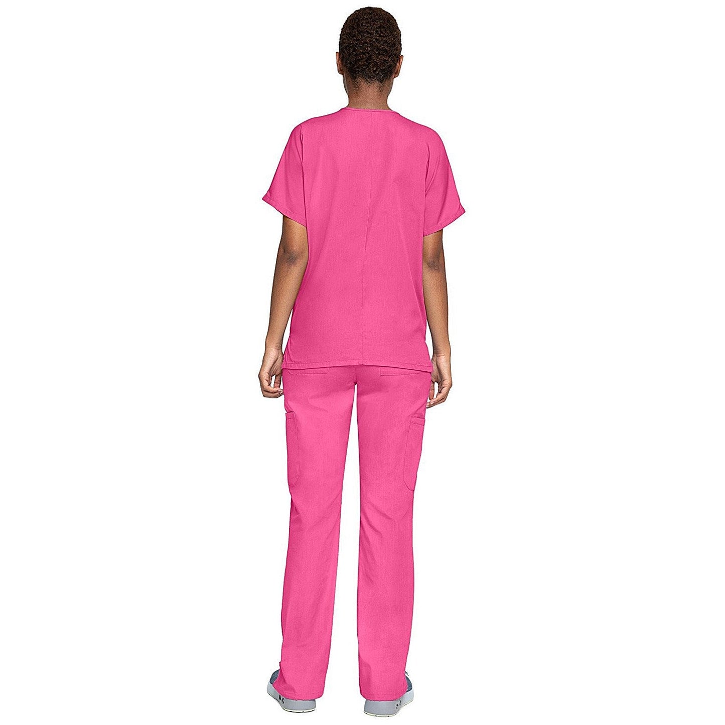 Cherokee 4700 Unisex Scrub Top, Shocking Pink, Large