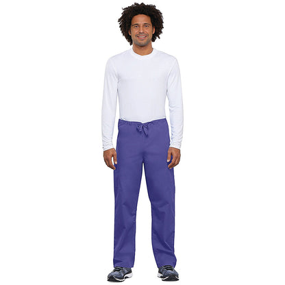 Cherokee Unisex Drawstring Scrub Trousers, Grape, Medium