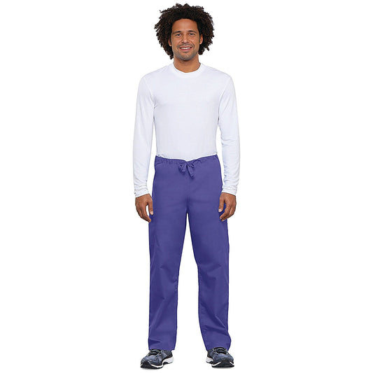 Cherokee Unisex Drawstring Scrub Trousers, Grape, XS