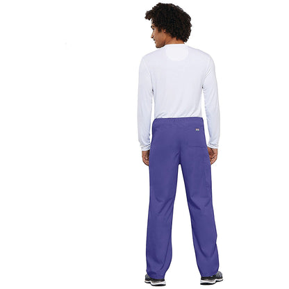 Cherokee Unisex Drawstring Scrub Trousers, Grape, XS