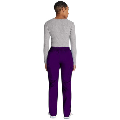 Dickies Signature Tapered Leg Scrub Pants, Eggplant Purple, XS