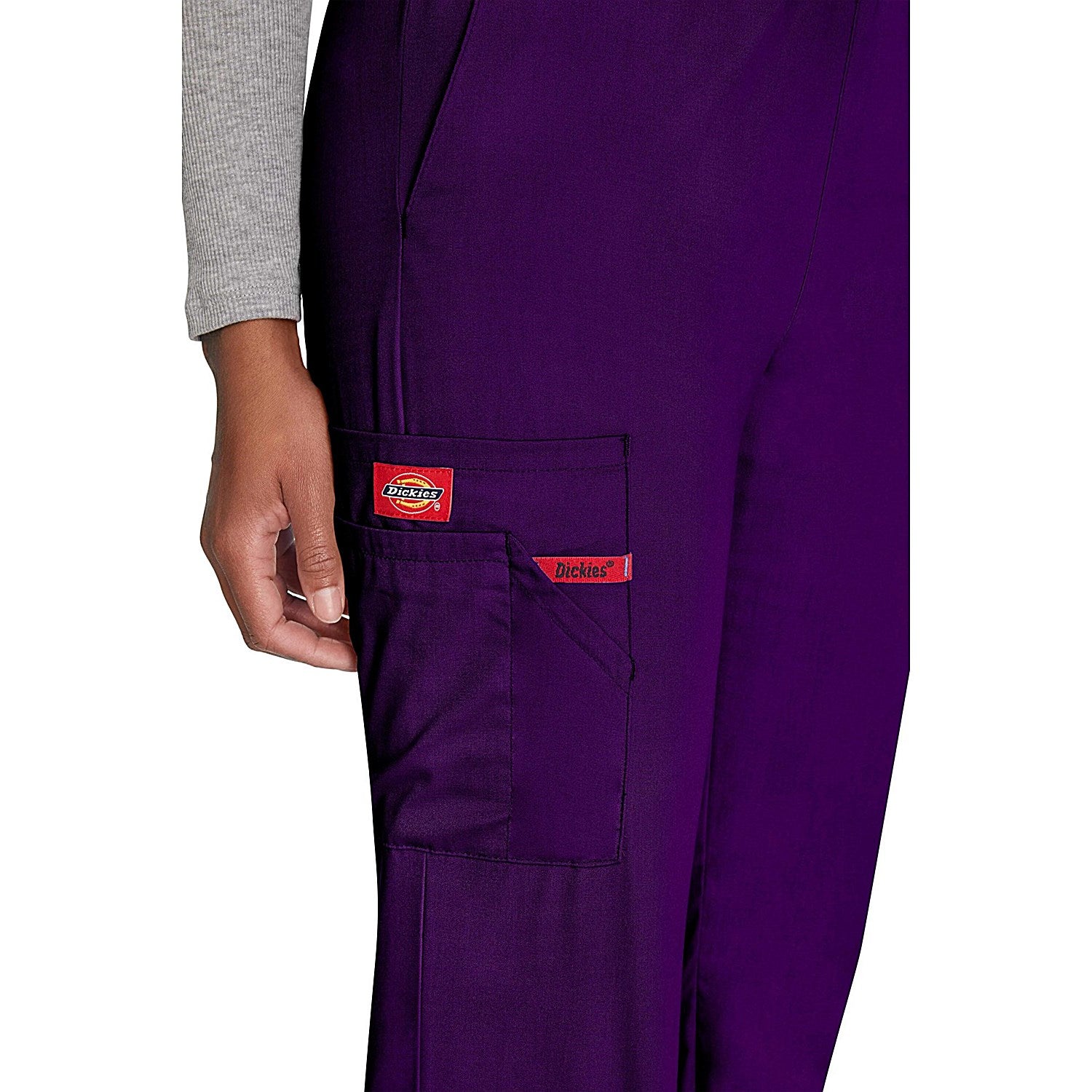 Dickies Signature Tapered Leg Scrub Pants, Eggplant Purple, XS Easy2Order : WIS29535