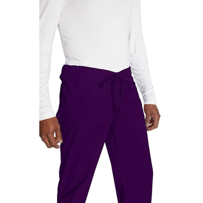 Dickies Signature Drawstring Scrub Bottoms, Eggplant Purple, XL