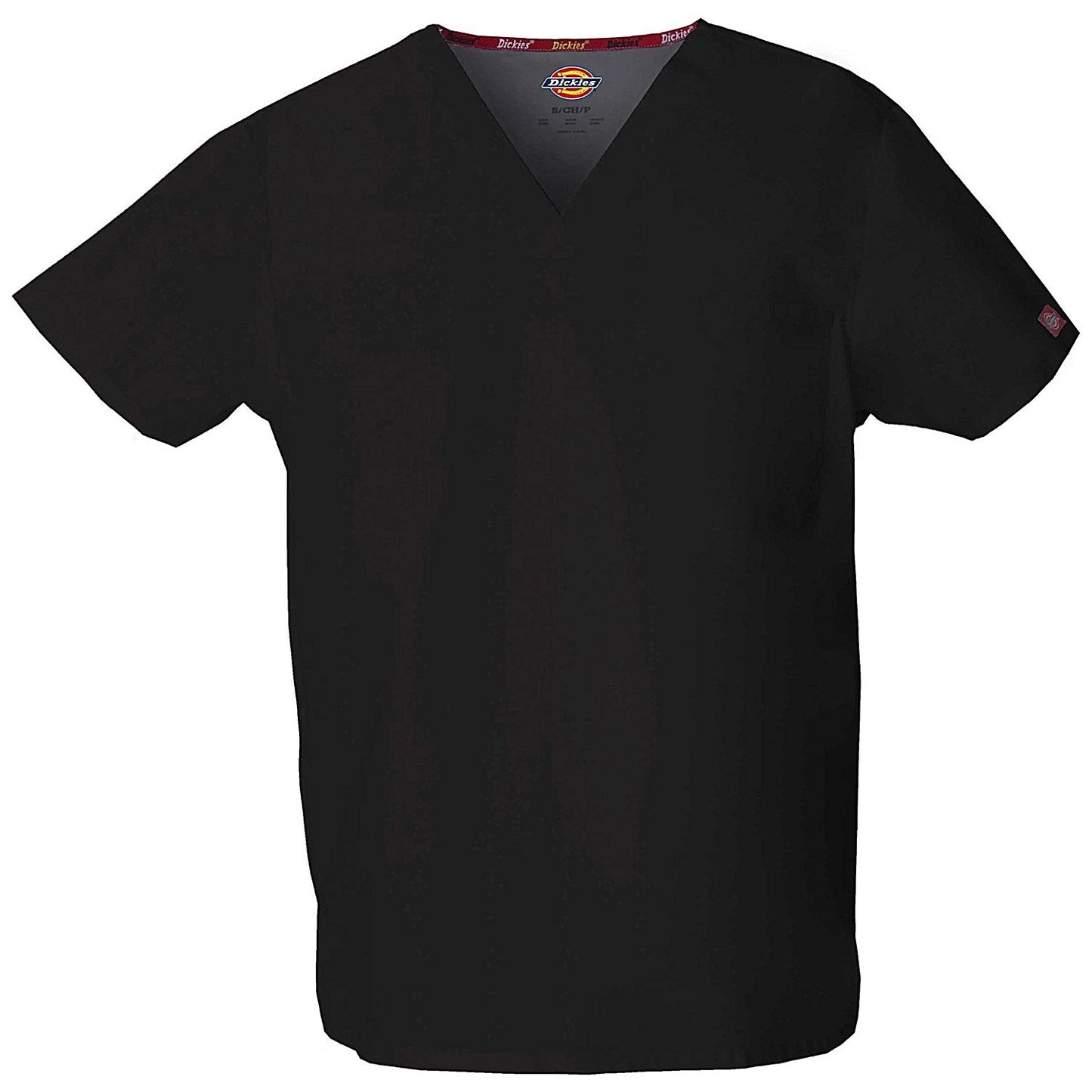 Dickies Signature Unisex Scrub Top, Black, Medium