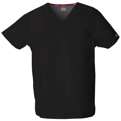 Dickies Signature Unisex Scrub Top, Black, Medium