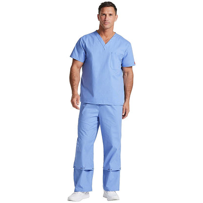 Dickies Signature Unisex Scrub Top, Ceil Blue, 2XS