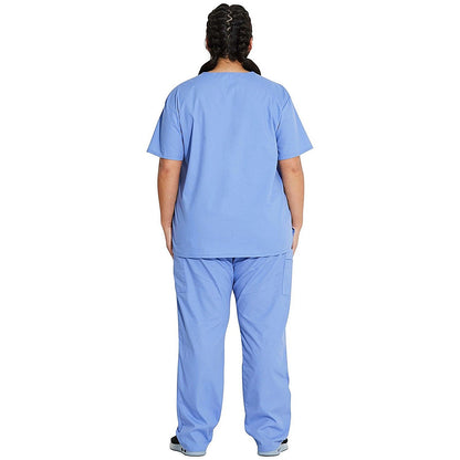 Dickies Signature Unisex Scrub Top, Ceil Blue, 2XS