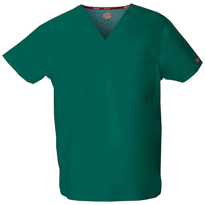 Dickies Signature Unisex Scrub Top, Hunter Green, 2XL
