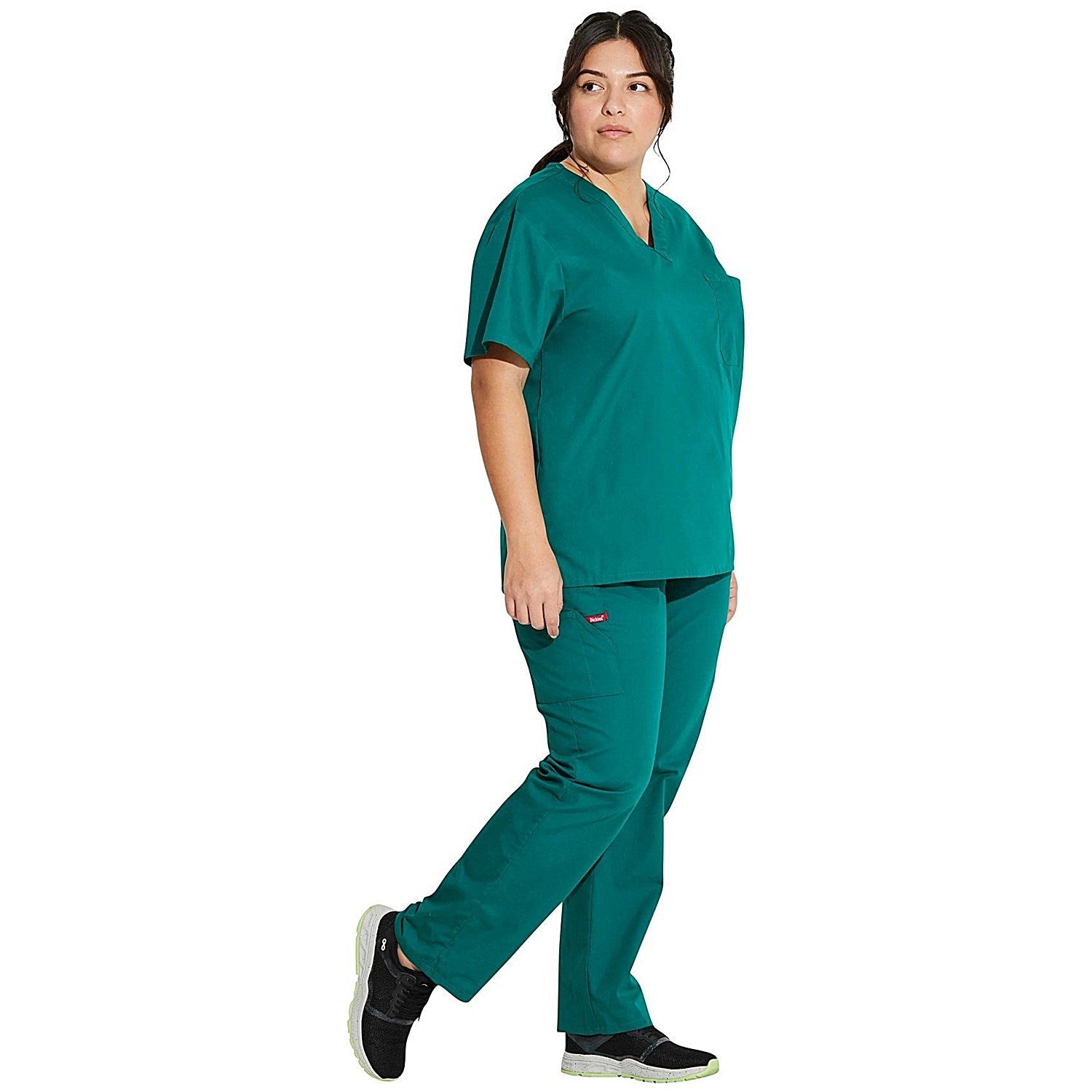 Dickies Signature Unisex Scrub Top, Hunter Green, 2XL Easy2Order : WIS30003