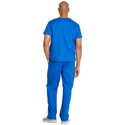 Dickies Signature Unisex Scrub Top, Royal Blue, 2XL