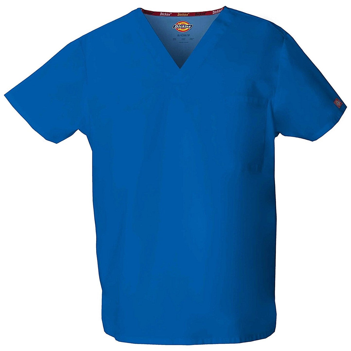 Dickies Signature Unisex Scrub Top, Royal Blue, 2XL