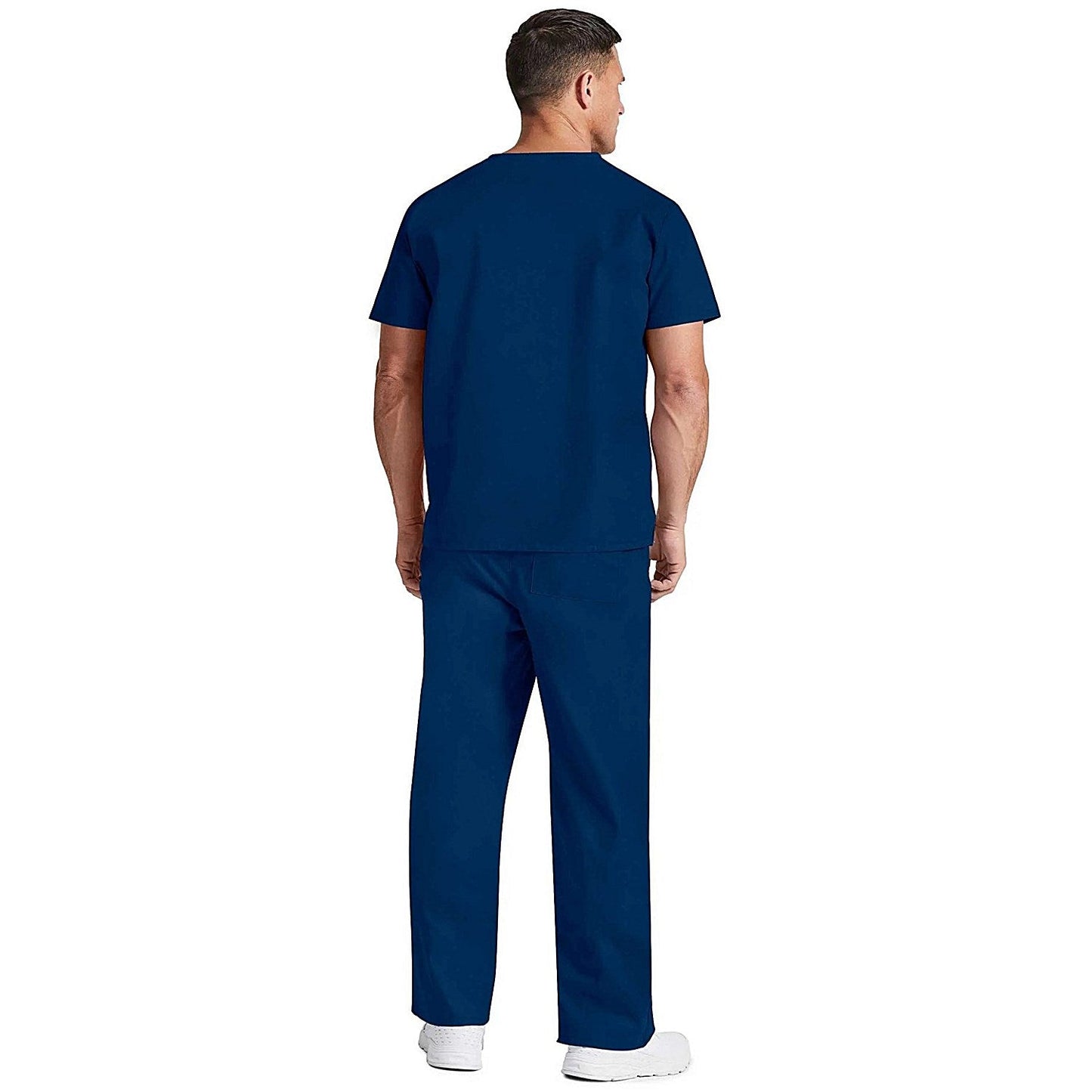 Dickies Signature Unisex Scrub Top, Navy Blue, Medium