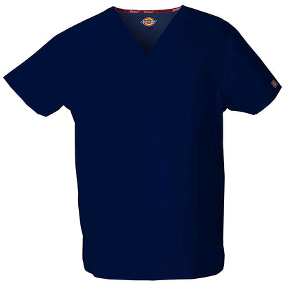 Dickies Signature Unisex Scrub Top, Navy Blue, Medium