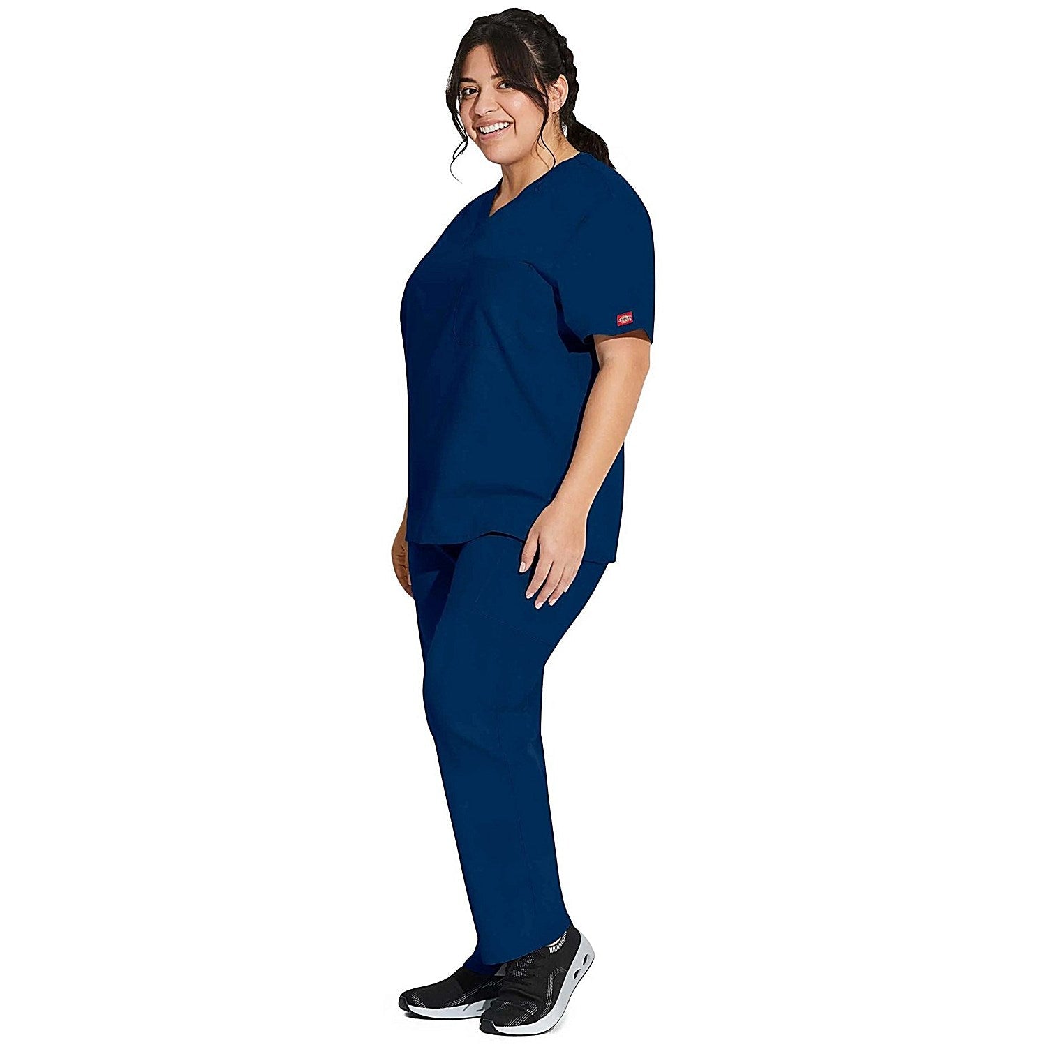 Dickies Signature Unisex Scrub Top, Navy Blue, Medium Easy2Order : WIS30058