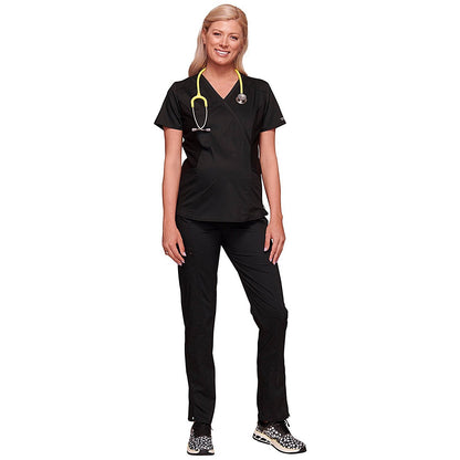 Cherokee Revolution WWE688 Maternity Top, Black, Size 2XS